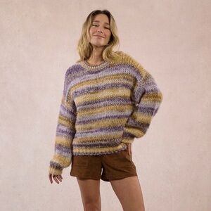Molly Bracken, NWT Striped Oversized Sweater , size Small